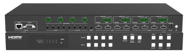 4K@60 4x4 无缝高清矩阵